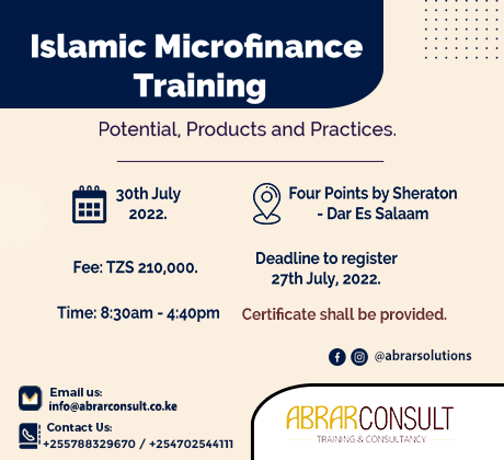 ISLAMIC MICROFINANCE TRAINING